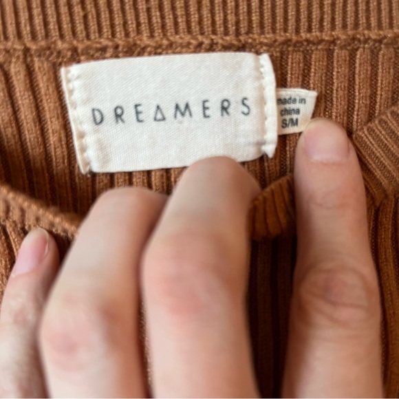 Dreamers Ribbed Long Sleeve Shirt Size Small - Picture 3 of 3